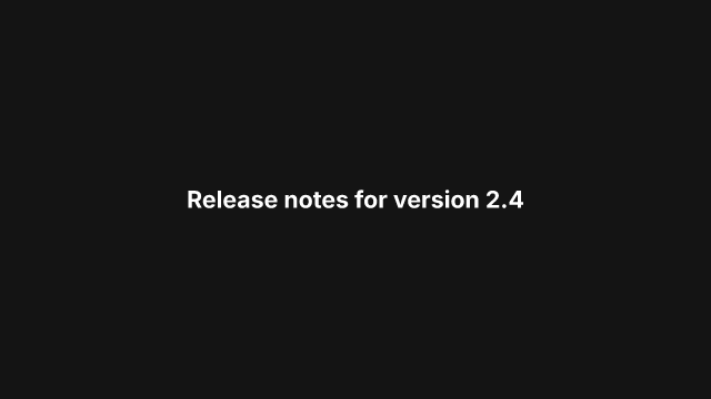 Fixed: The same title, centered and a size smaller.